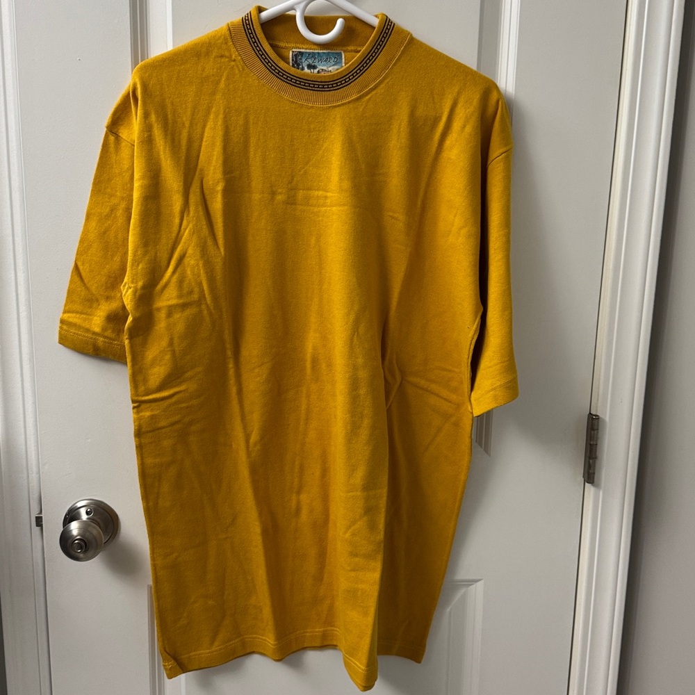 Vibrant Mustard Short Sleeve Tee